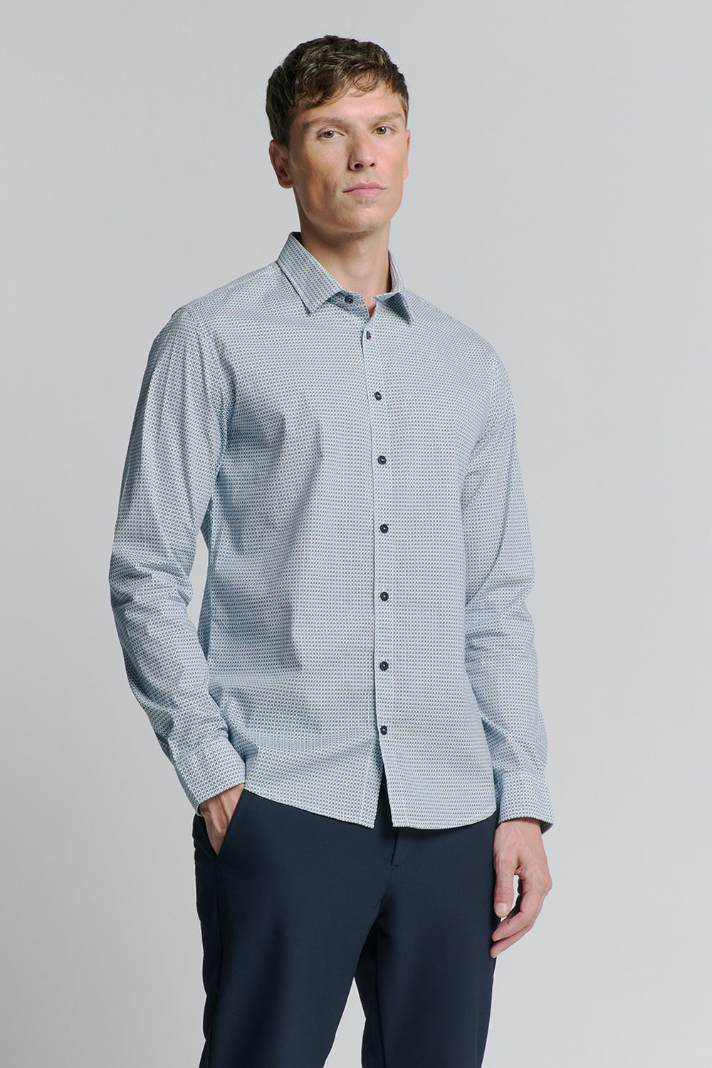 Chemise (manches longues) Bleu - NO EXCESS
