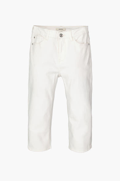 Short chino blanc de Garcia avec poches avant et bouton métallique.