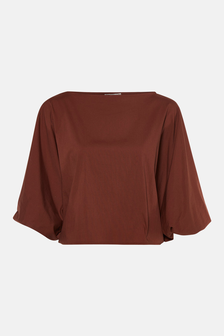 Blouse à manches courtes - brique