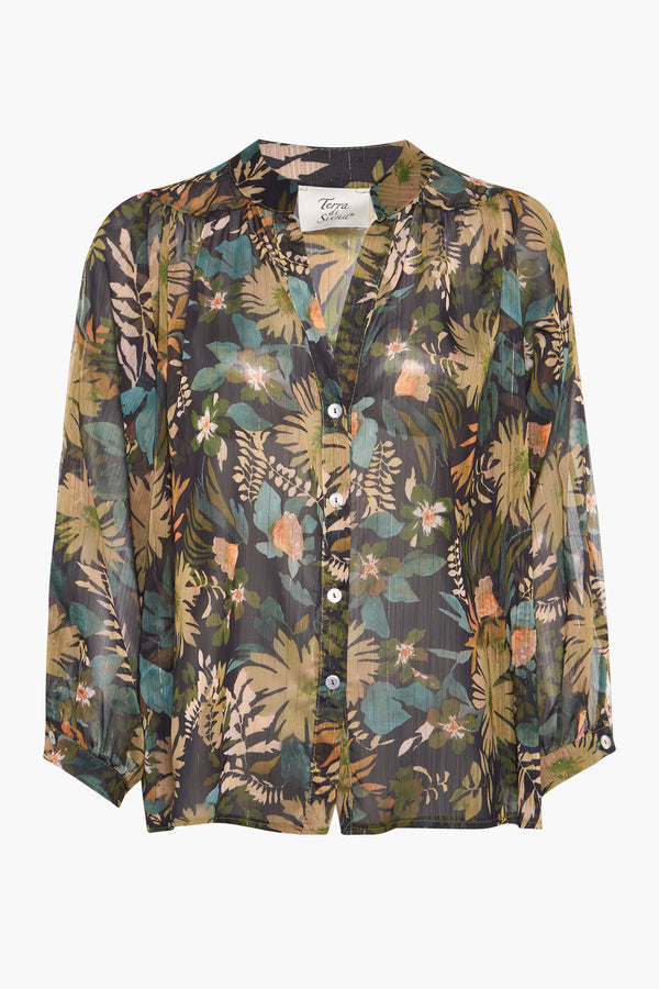 Blouse (lange mouwen) Multicolor - Terra di Siena