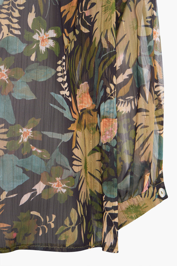 Blouse (lange mouwen) Multicolor - Terra di Siena