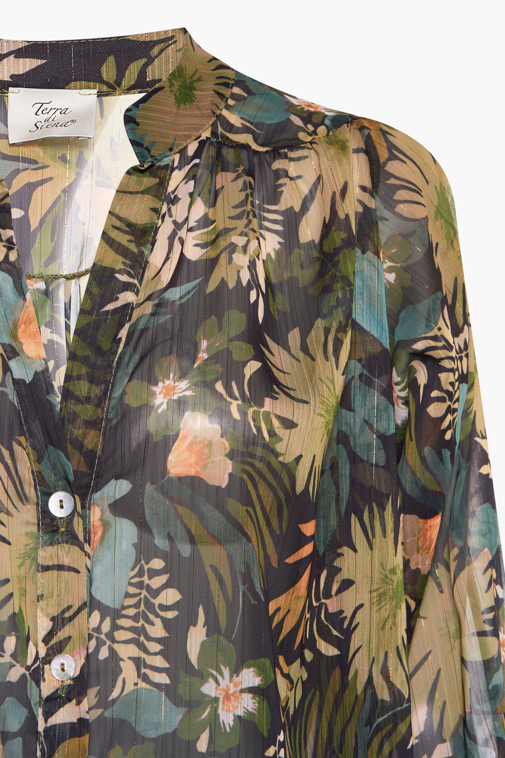 Blouse (lange mouwen) Multicolor - Terra di Siena