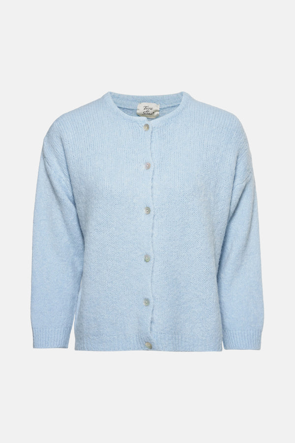 Cardigan Blauw - Terra di Siena