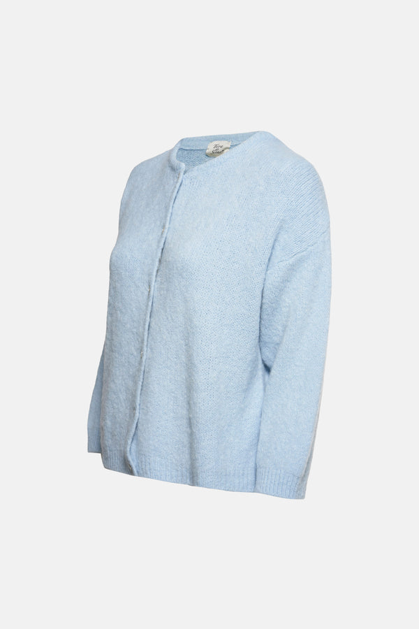 Cardigan Blauw - Terra di Siena