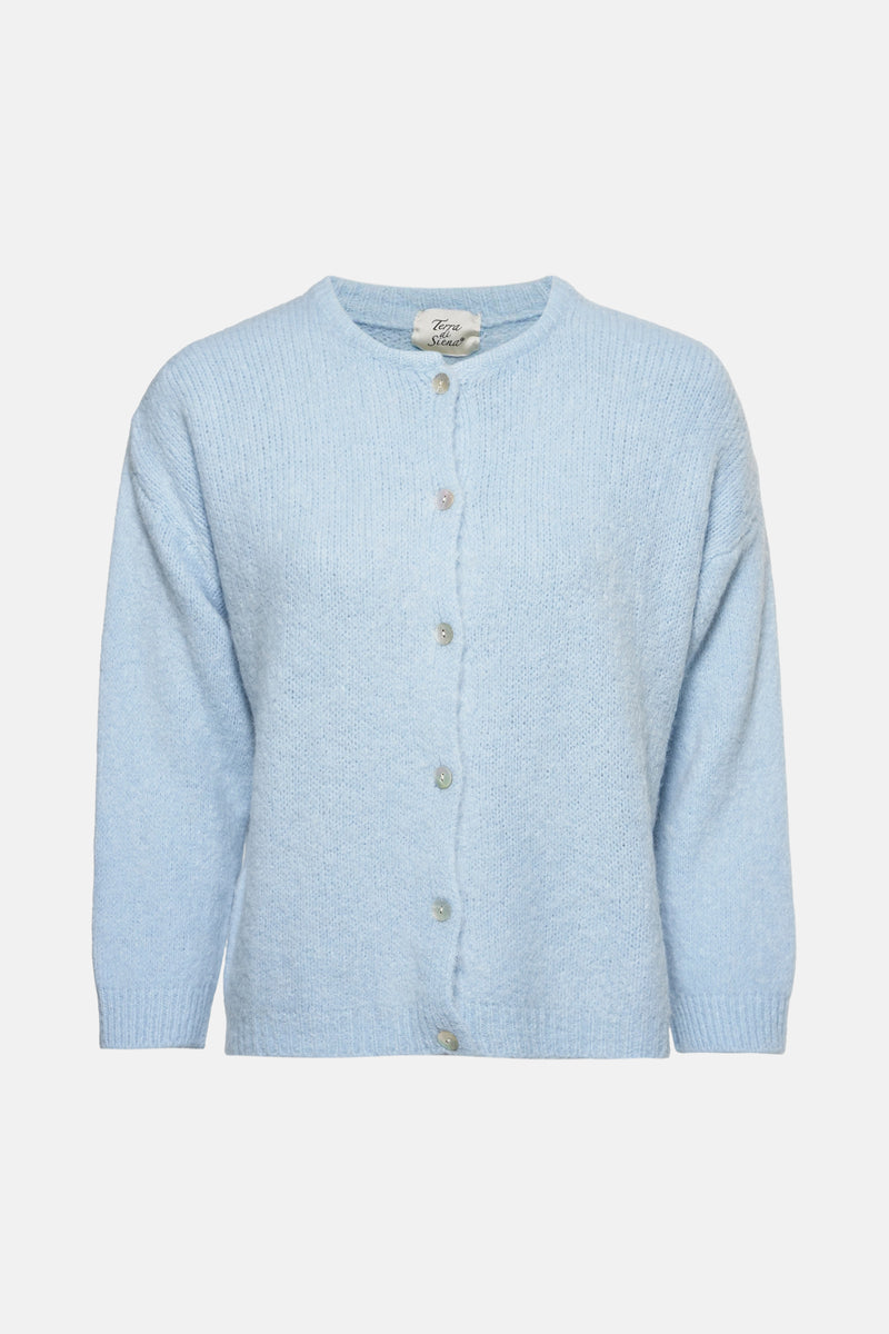 Cardigan Bleu - Terra di Siena