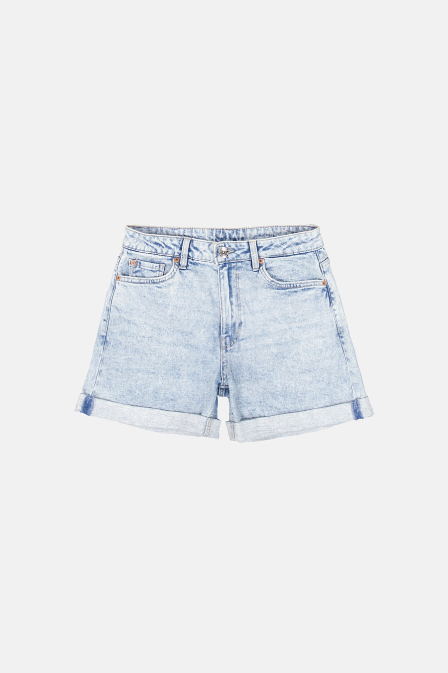 Short en denim bleu clair de GARCIA, avec ourlets roulés.