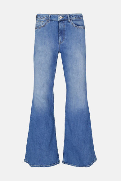 Jeans flared mid blue denim - GARCIA