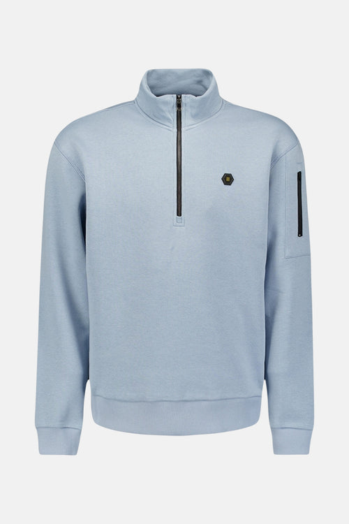 Sweat col roulé bleu - NO EXCESS