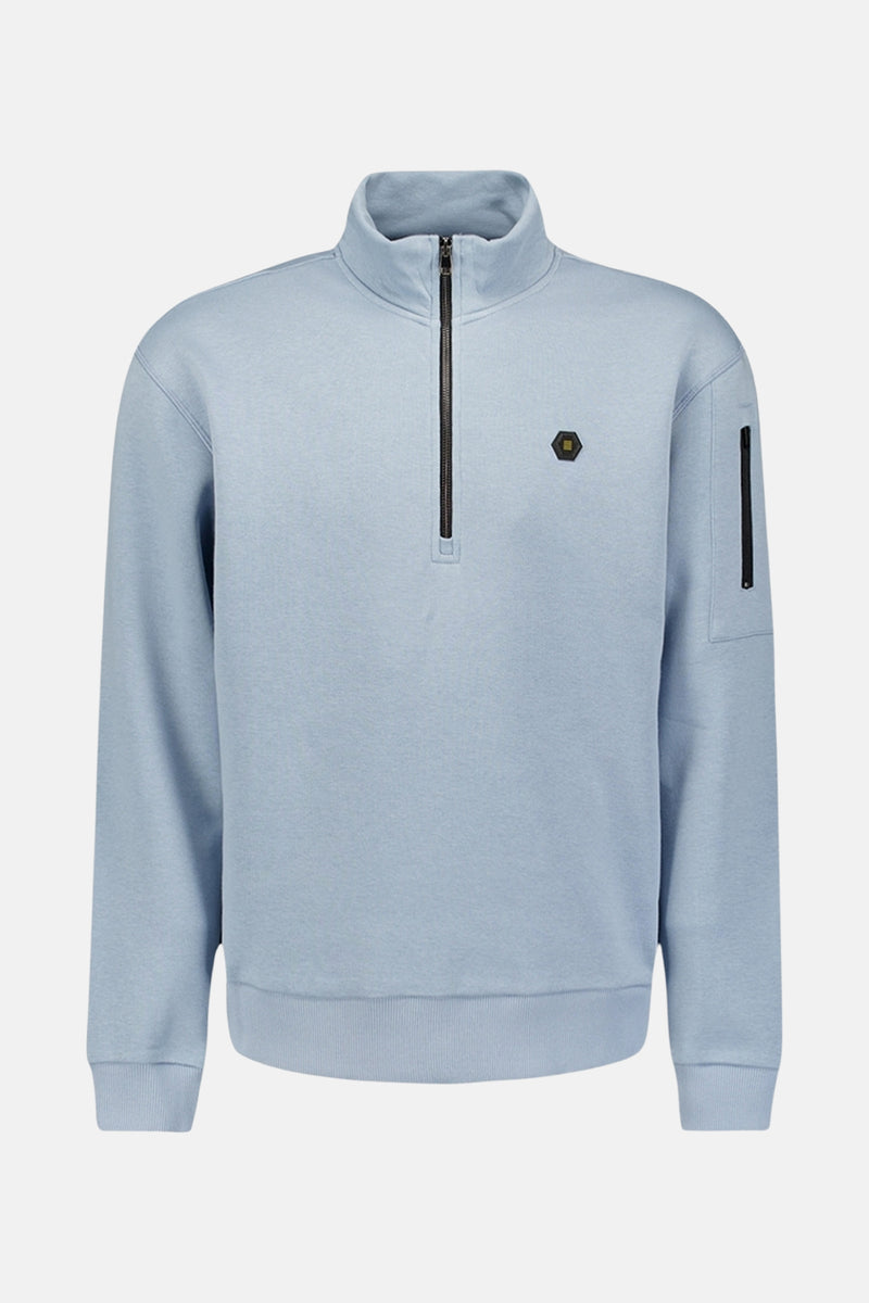 Sweat col roulé bleu - NO EXCESS