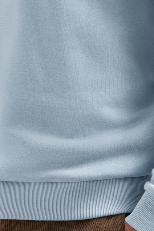 Sweat col roulé bleu - NO EXCESS