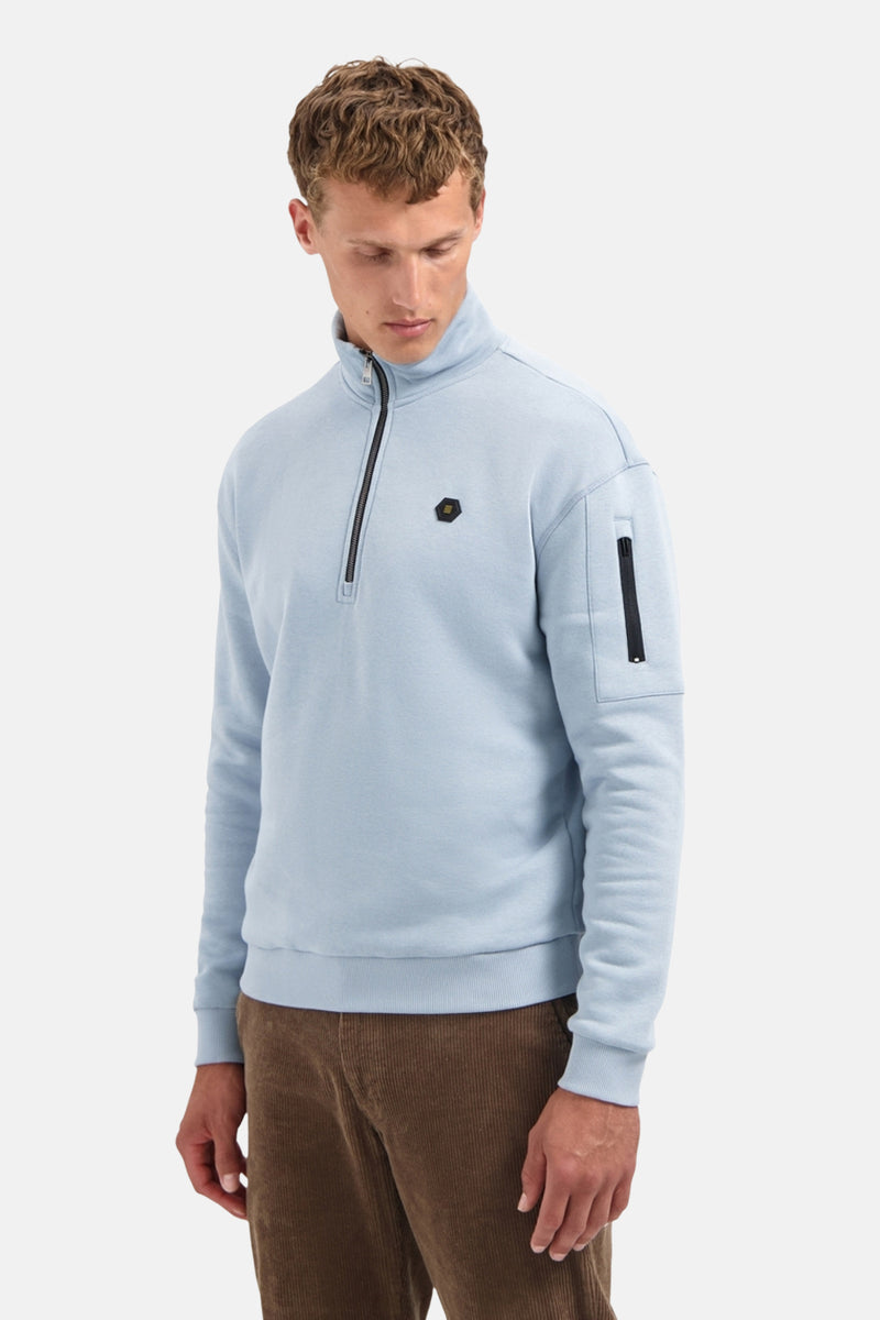 Sweater Half Zip Brushed