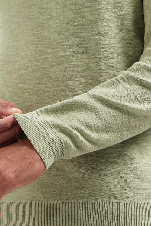 Pullover Crewneck Garment Dyed + Stone Washed