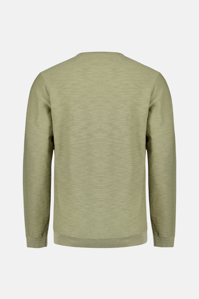 Pullover Crewneck Garment Dyed + Stone Washed