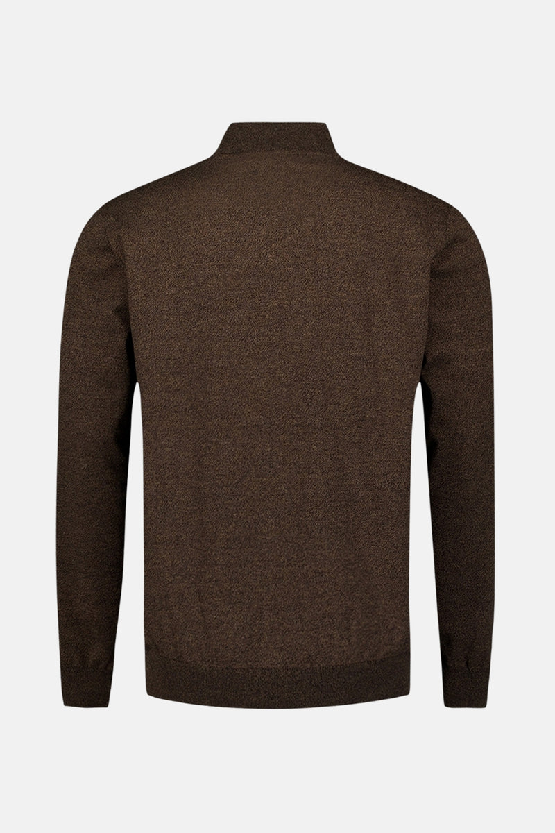 Pull met rolkraag - taupe