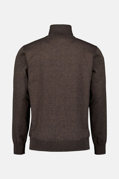 Pull met rolkraag - taupe