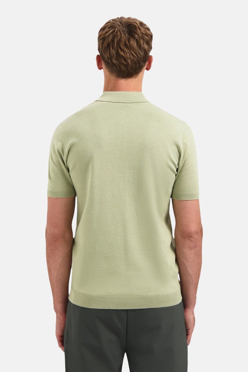 Pullover Short Sleeve Polo Solid