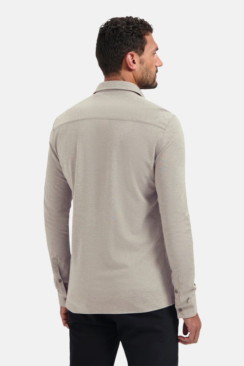 Shirt Jersey Melange Stretch