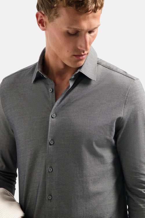Hemd met lange mouwen - grijs