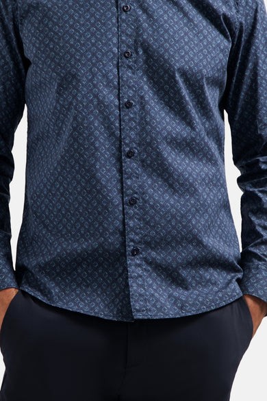 Shirt Strech Allover Printed