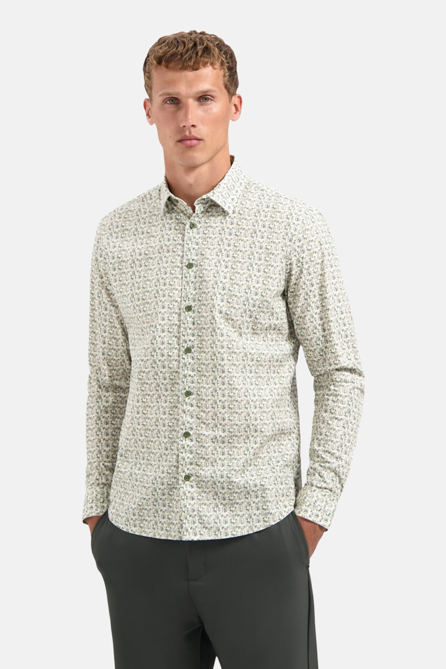 Shirt Stretch Allover Printed