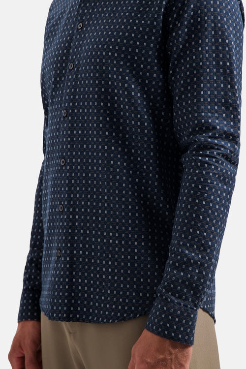 Chemise à manches longues - bleu