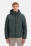 Jacket Short Fit Hooded Softshell Stretch
