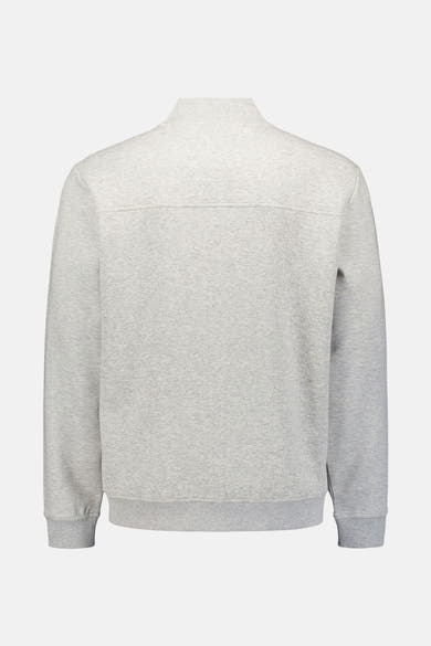 Beige sweater van NO EXCESS, met een discrete textuur en een horizontale paspel op de bovenkant van de rug.