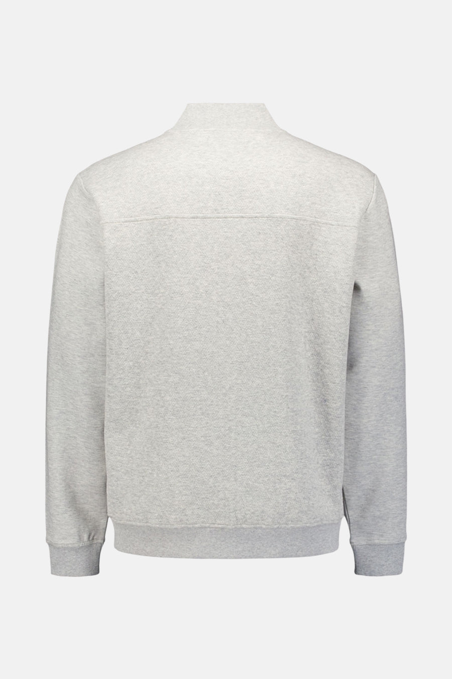 Beige sweater van NO EXCESS, met een discrete textuur en een horizontale paspel op de bovenkant van de rug.