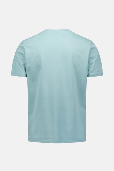 Blauw T-shirt met korte mouwen van NO EXCESS, effen, achterkant.