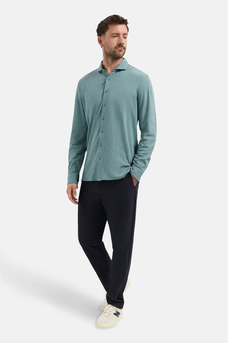 Hemd (lange mouwen) blauw - NO EXCESS