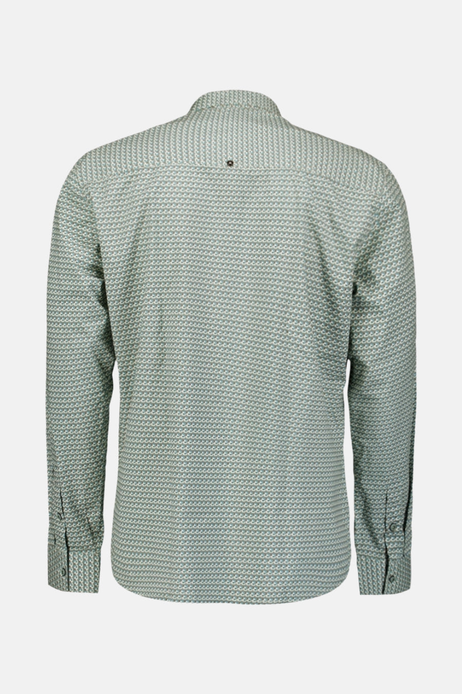 Chemise à manches longues multicolore de NO EXCESS avec un motif géométrique sur l'ensemble.