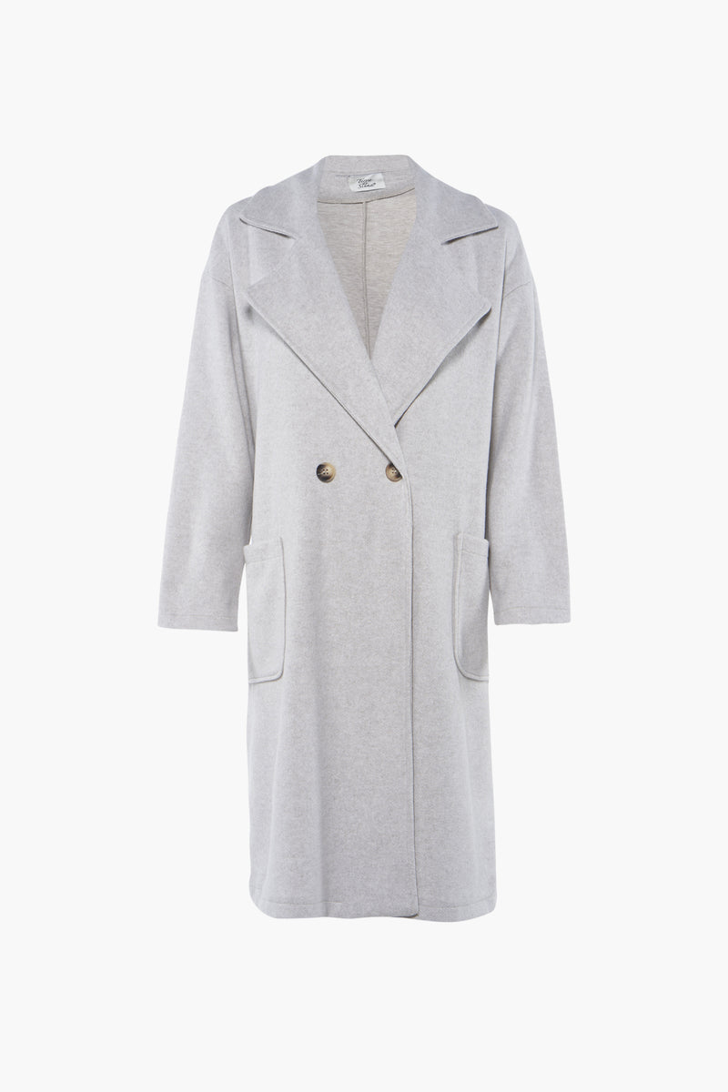 Veste longue Gris - Terra di Siena