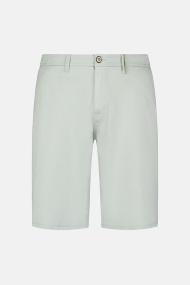 Lichtgekleurde korte broek van NO EXCESS met knoopsluiting, riemlussen en zijzakken.