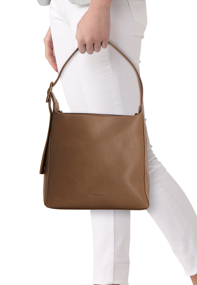 Schoudertas - taupe