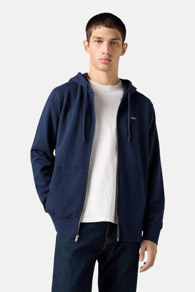 Sweat à capuche - bleu
