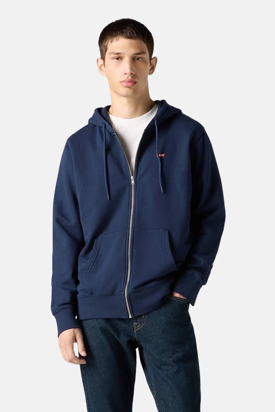 Sweat à capuche - bleu