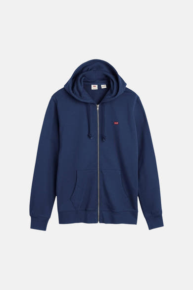 Sweat à capuche - bleu