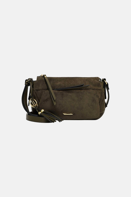 Dames acc. tas crossbody kaki/bruin - TAMARIS