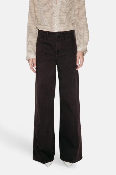 Pantalon 5 poches - brun