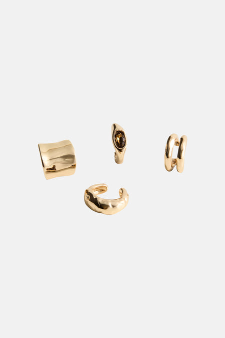 Boucles d'oreilles doré - MANGO