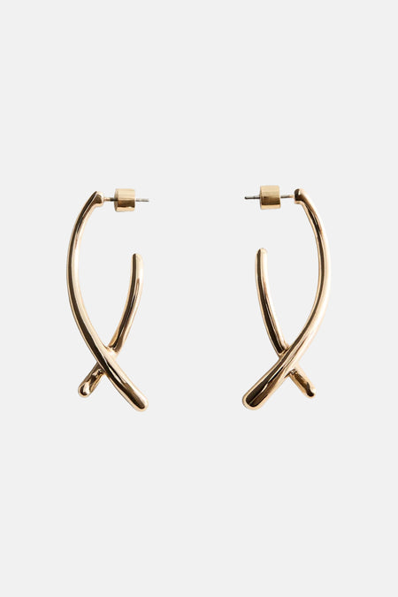 Boucles d'oreilles doré - MANGO