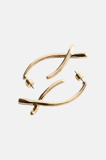 Boucles d'oreilles doré - MANGO