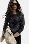 Pull col O - Gris