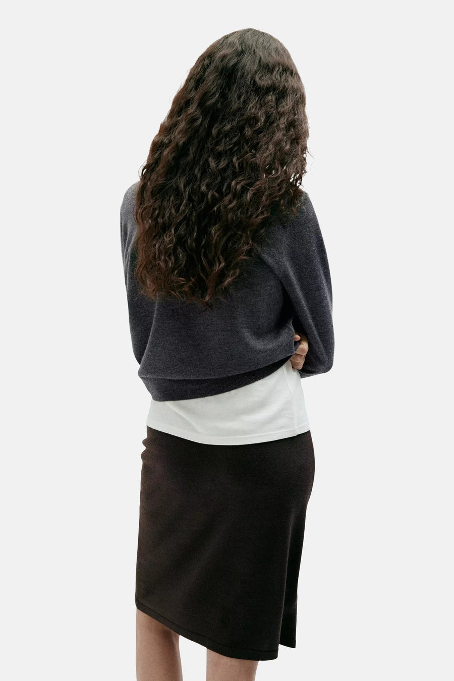 Pull col O - Gris