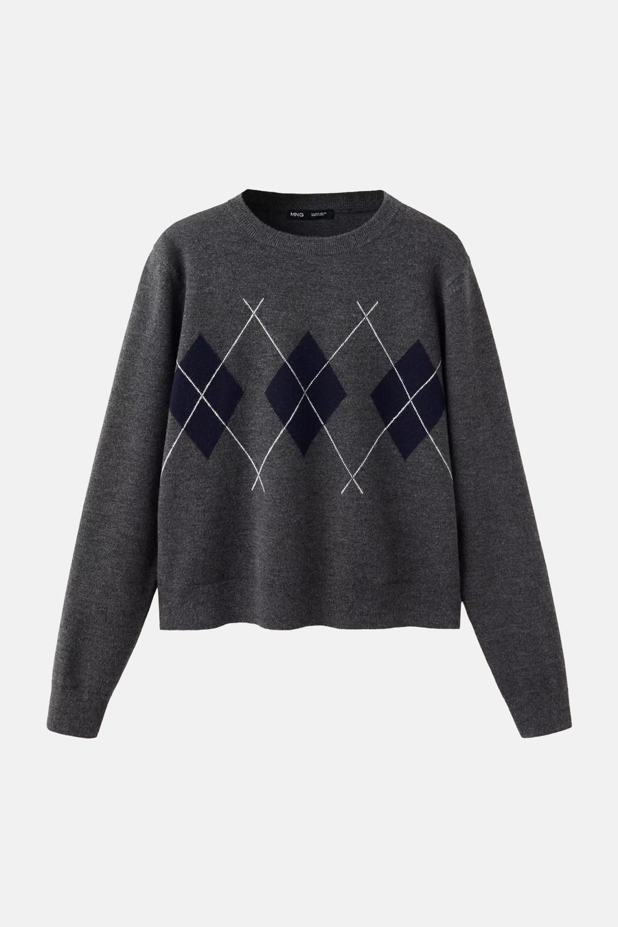 Pull col O - Gris