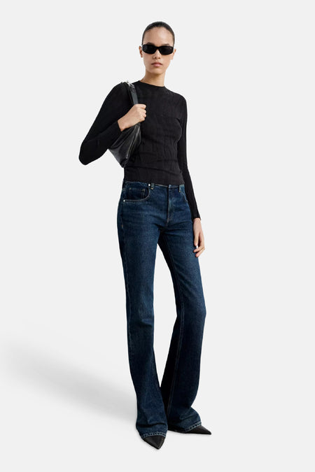 Pull col O - noir