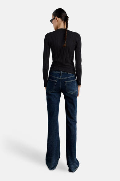 Pull col O - noir