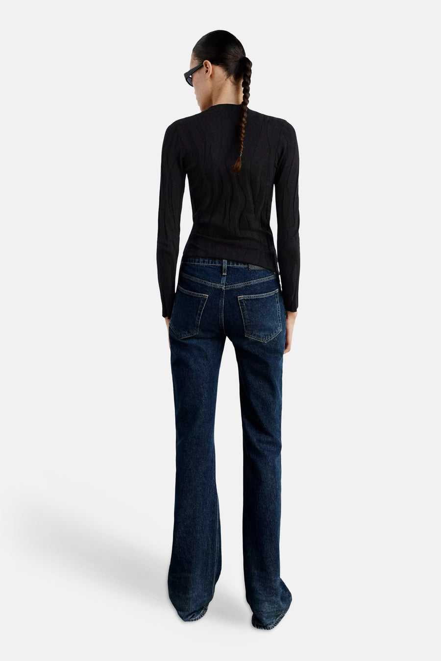 Pull col O - noir