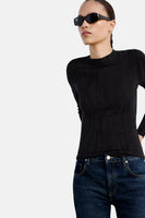 Pull col O - noir