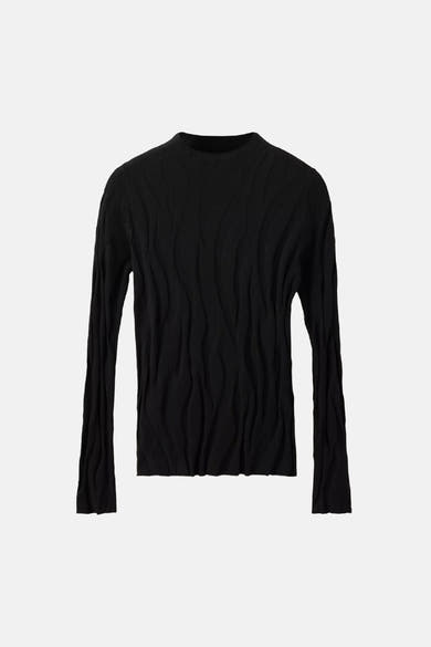 Pull col O - noir